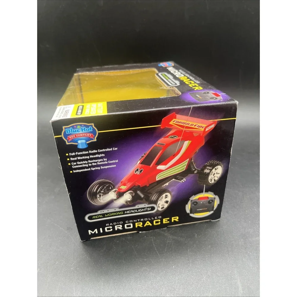 New Blue Hat RC Micro Racer Formula-Fire Red Off-Road Buggy Toy Car Wireless